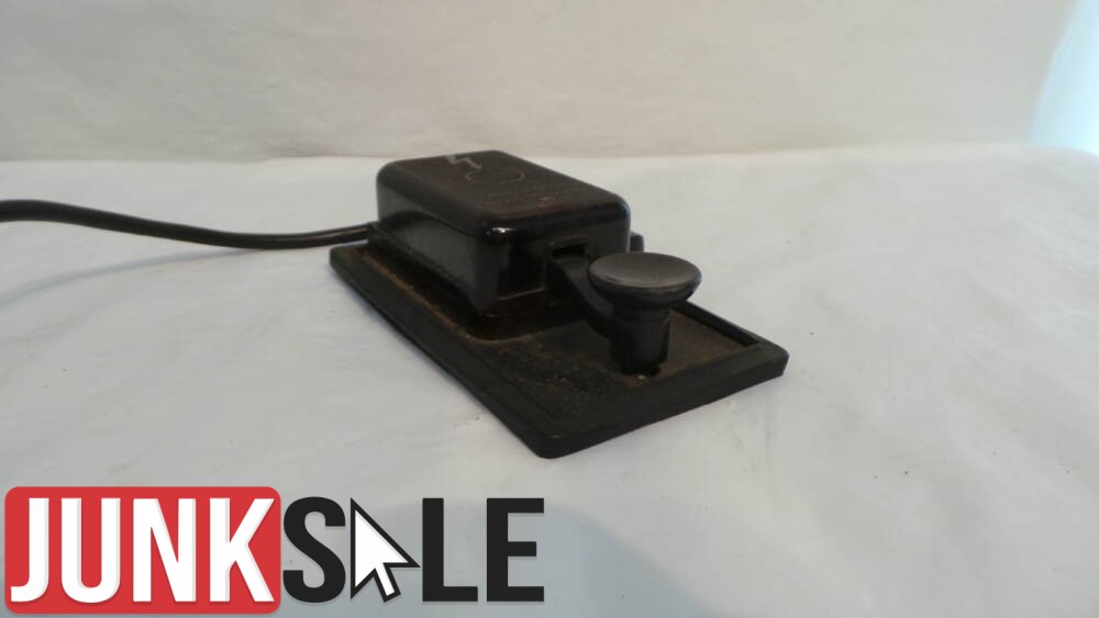 Morse Key Sold As Seen Junksale Clearance