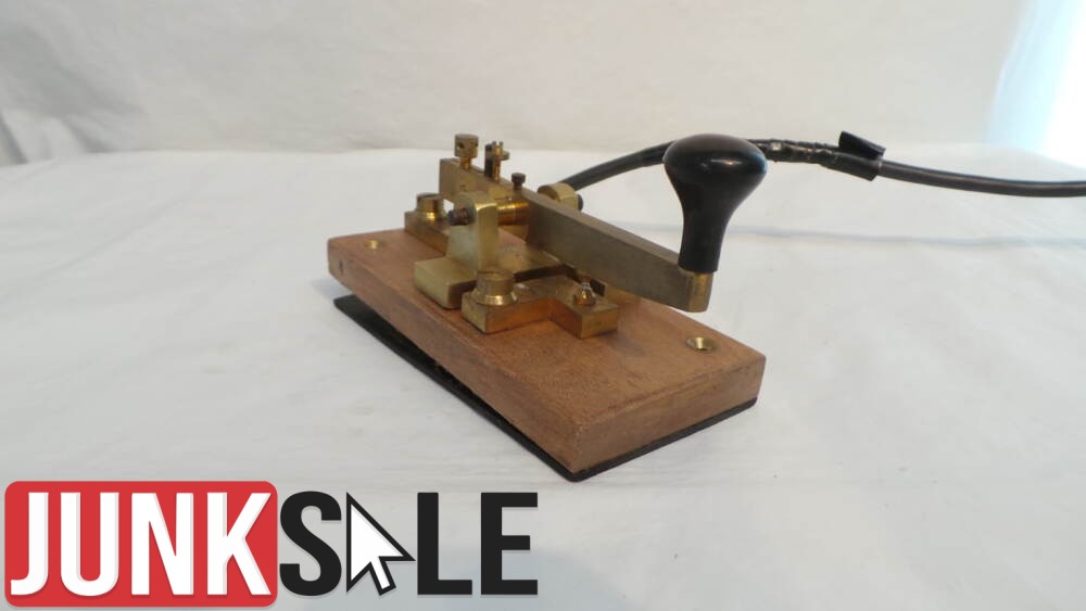 Morse Key Sold As Seen Junksale Clearance