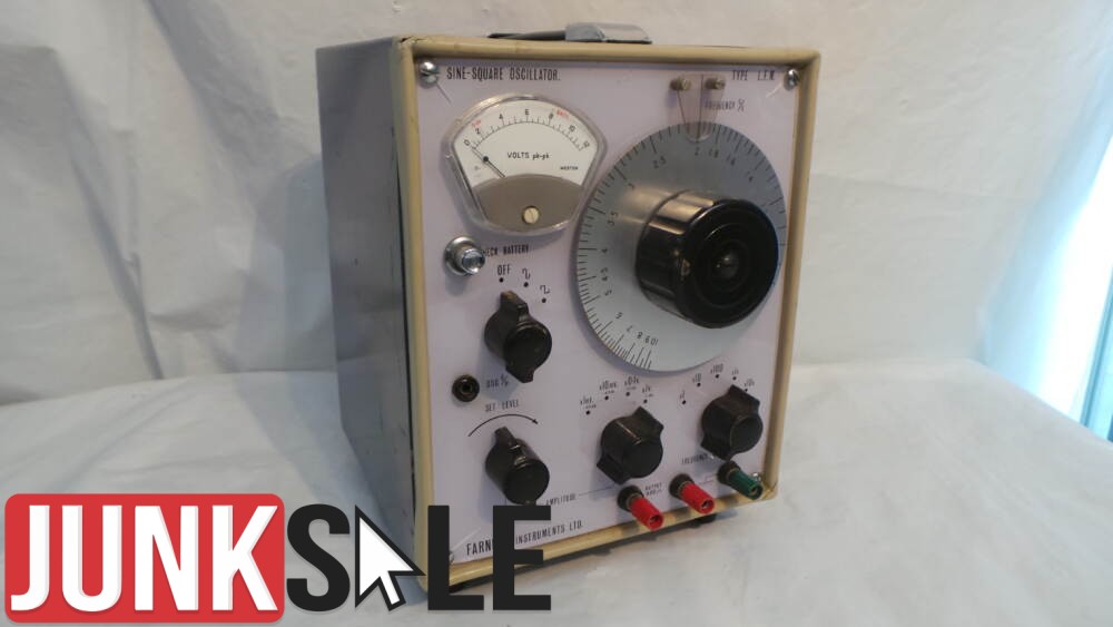 Farnell Oscillator Sold As Seen Junksale Clearance