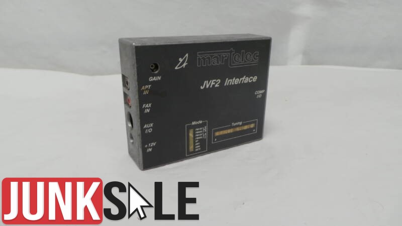 Martelec JVF2 Interface Sold As Seen Junksale Clearance