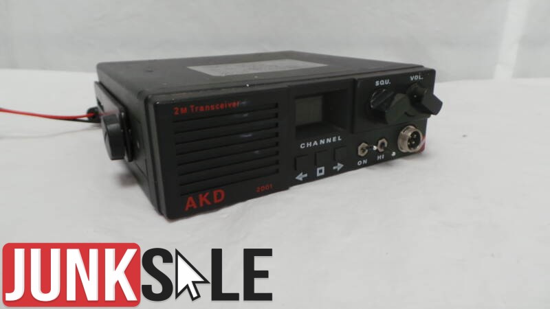 AKD 2m Transceiver Sold As Seen Junksale Clearance