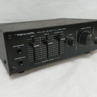 Realistic MPA-25 Sold As Seen No Warranty Junksale