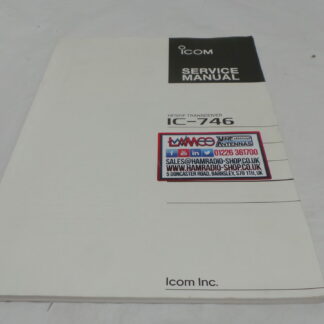 Icom IC-746 Service Manual Sold As Seen No Warranty Junksale