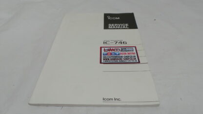 Icom IC-746 Service Manual Sold As Seen No Warranty Junksale