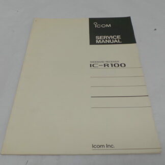 Icom IC-R100 Service Manual Sold As Seen No Warranty Junksale