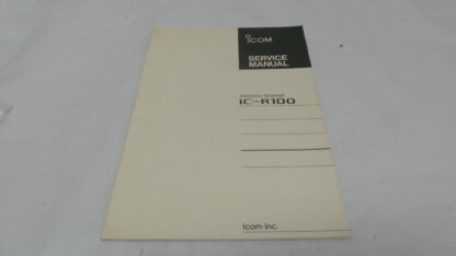 Icom IC-R100 Service Manual Sold As Seen No Warranty Junksale